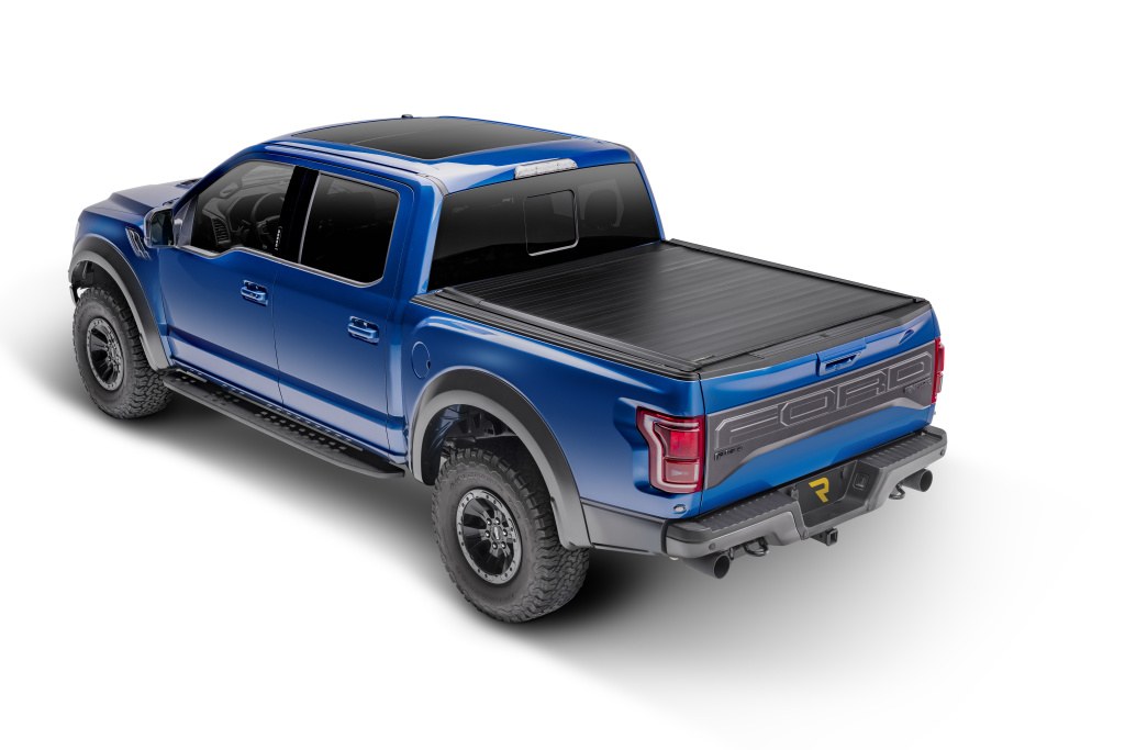 Retrax Tonneau Cover, Retrax IX, Manual Retractable, Low Profile, Not Key Lockable, Black Matte, Aluminum – 30371