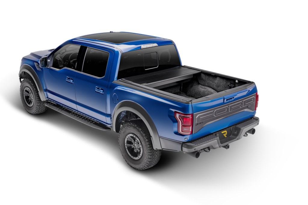 Retrax Tonneau Cover, Retrax IX, Manual Retractable, Low Profile, Not Key Lockable, Black Matte, Aluminum – 30371
