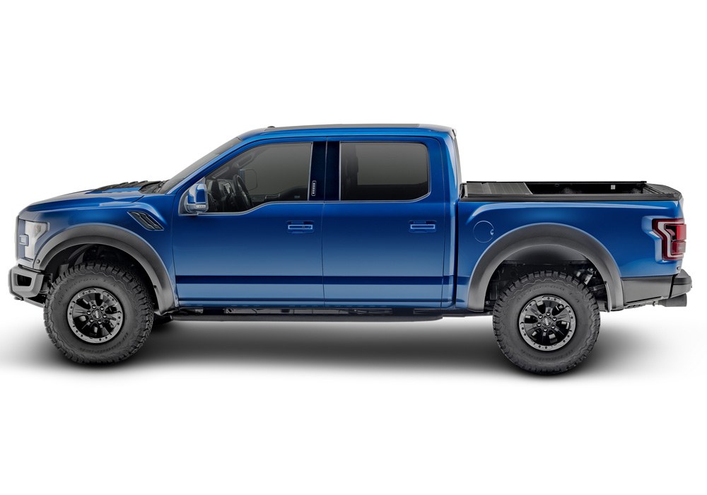 Retrax Tonneau Cover, Retrax IX, Manual Retractable, Low Profile, Not Key Lockable, Black Matte, Aluminum – 30481