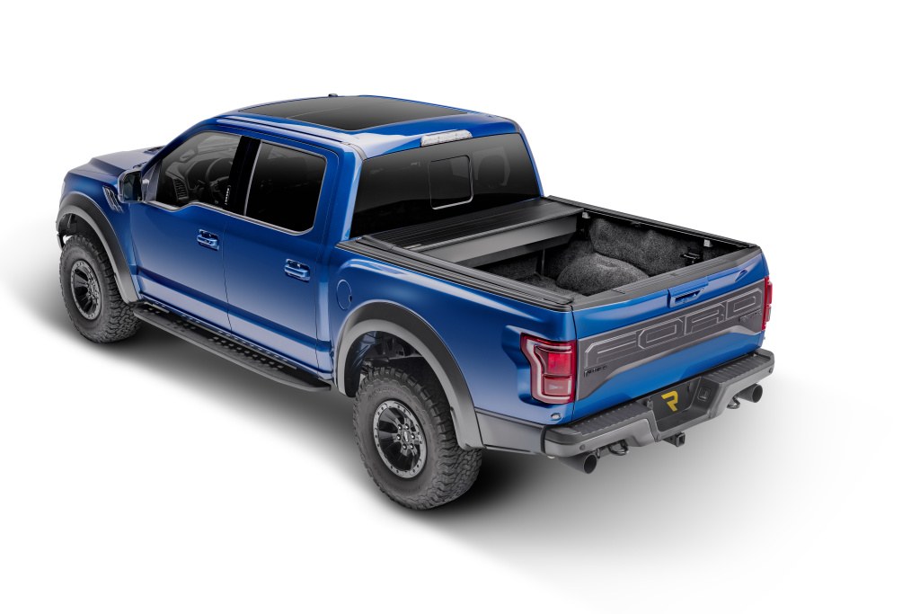 Retrax Tonneau Cover, Retrax IX, Manual Retractable, Low Profile, Not Key Lockable, Black Matte, Aluminum – 30484