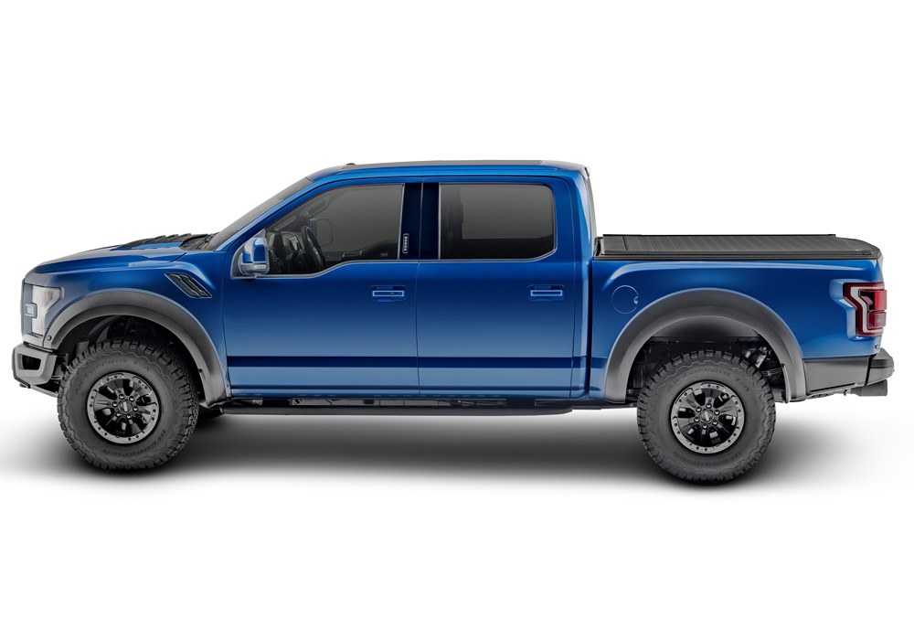 Retrax Tonneau Cover, Retrax IX, Manual Retractable, Low Profile, Not Key Lockable, Black Matte, Aluminum – 30484