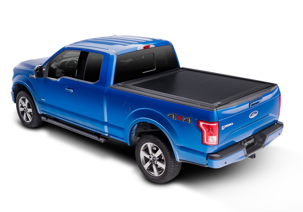 Retrax Tonneau Cover, Powertraxone Mx, Power Retractable, Key Lockable, Matte Black, Polycarbonate, Without Stake Pocket Cutouts – 70378