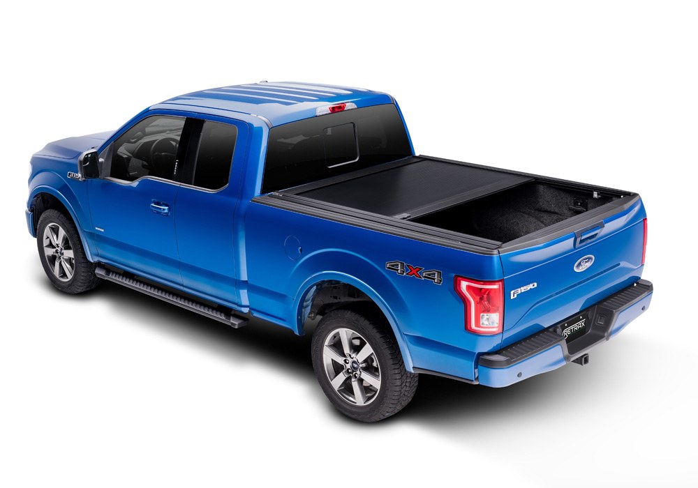 Retrax Tonneau Cover, Powertraxone Mx, Power Retractable, Key Lockable, Matte Black, Polycarbonate, Without Stake Pocket Cutouts – 70378