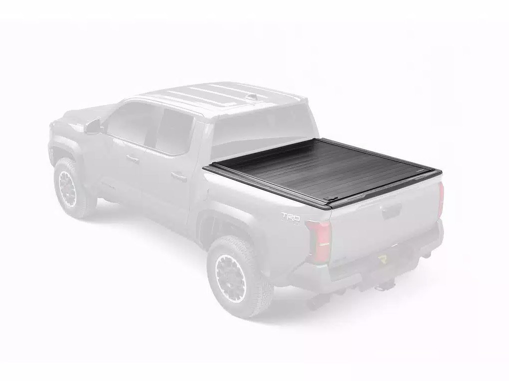 Retrax Tonneau Cover, Retraxpro Mx, Manual Retractable, Low Profile, Powder Coated Matte Black, Aluminum, Key Lockable – 80132RTX