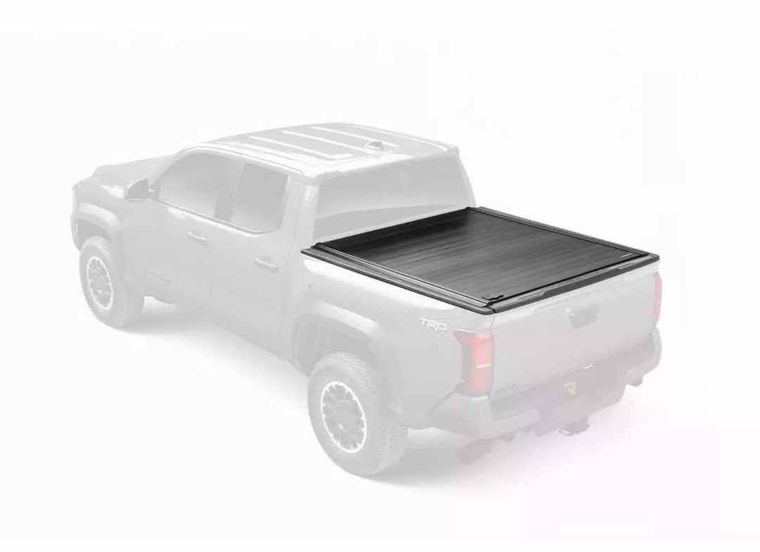 Retrax Tonneau Cover, Retraxpro Mx, Manual Retractable, Low Profile, Powder Coated Matte Black, Aluminum, Key Lock – 80337RTX