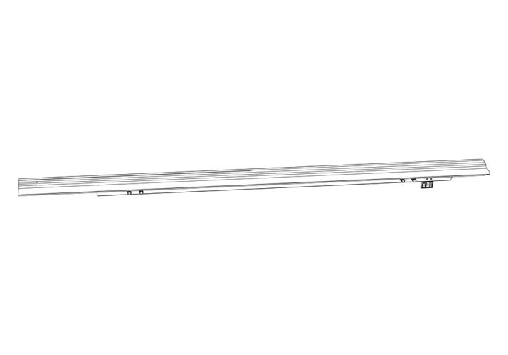 Retrax Tonneau Cover Rail, Rail Kit for Retraxone Mx/ Retraxpro Mx/ Powertraxone Mx and Powertraxpro Mx Covers, Matte – 82484