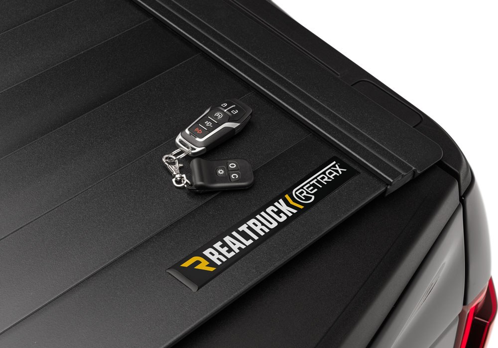 Retrax Tonneau Cover, Powertraxpro Mx, Hard Power Retractable, Low Profile, Not Hinged IN Front, Black Matte Powder Coated, Aluminum – 90488
