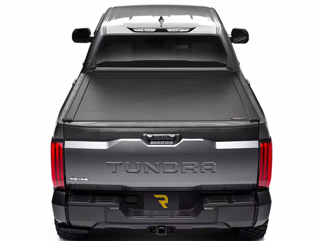 Retrax Tonneau Cover, Retrax Eq, Power Retractable, Low Profile, Matte Black, Aluminum, Remote Control Lock, With LED Light – EQ0337-1