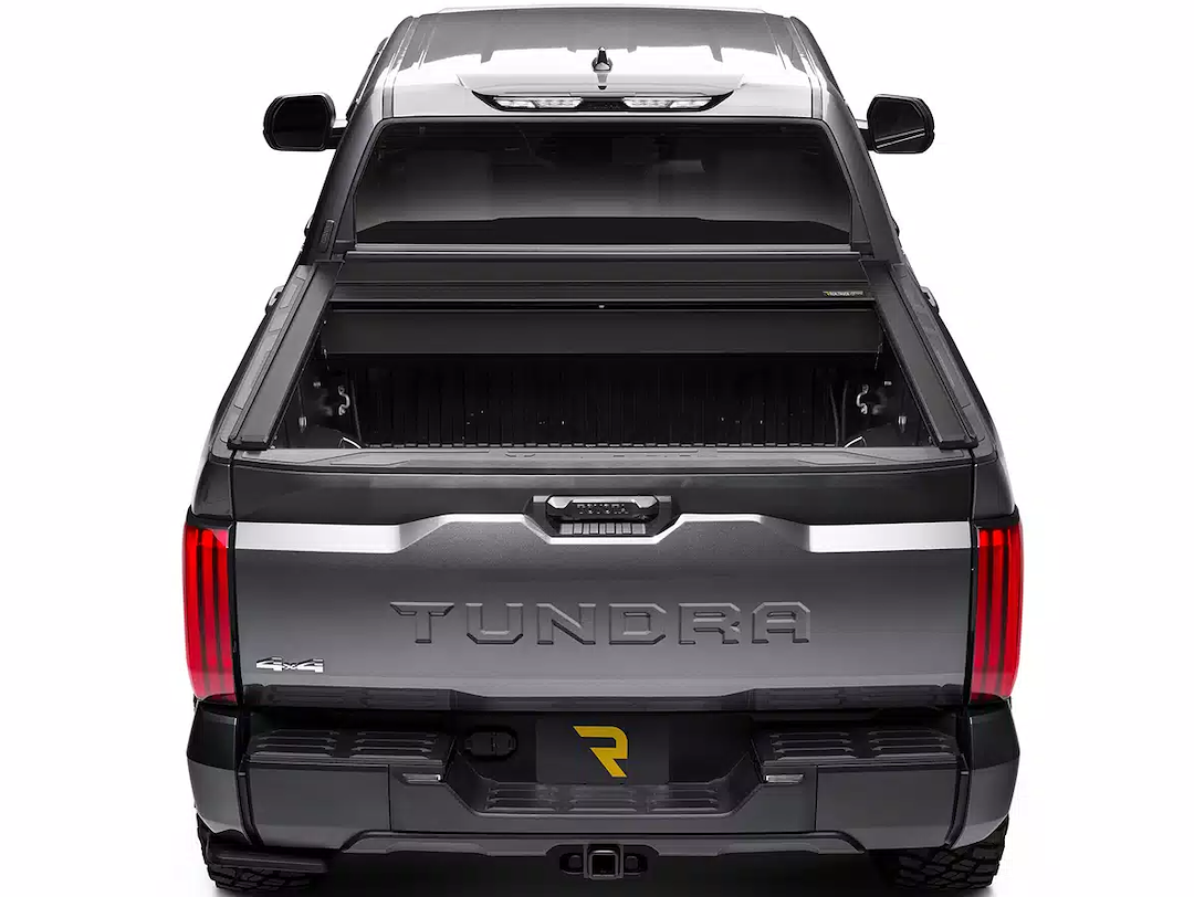 Retrax Tonneau Cover, Retrax Eq, Power Retractable, Low Profile, Matte Black, Aluminum, Remote Control Lock, With LED Light – EQ0337-1