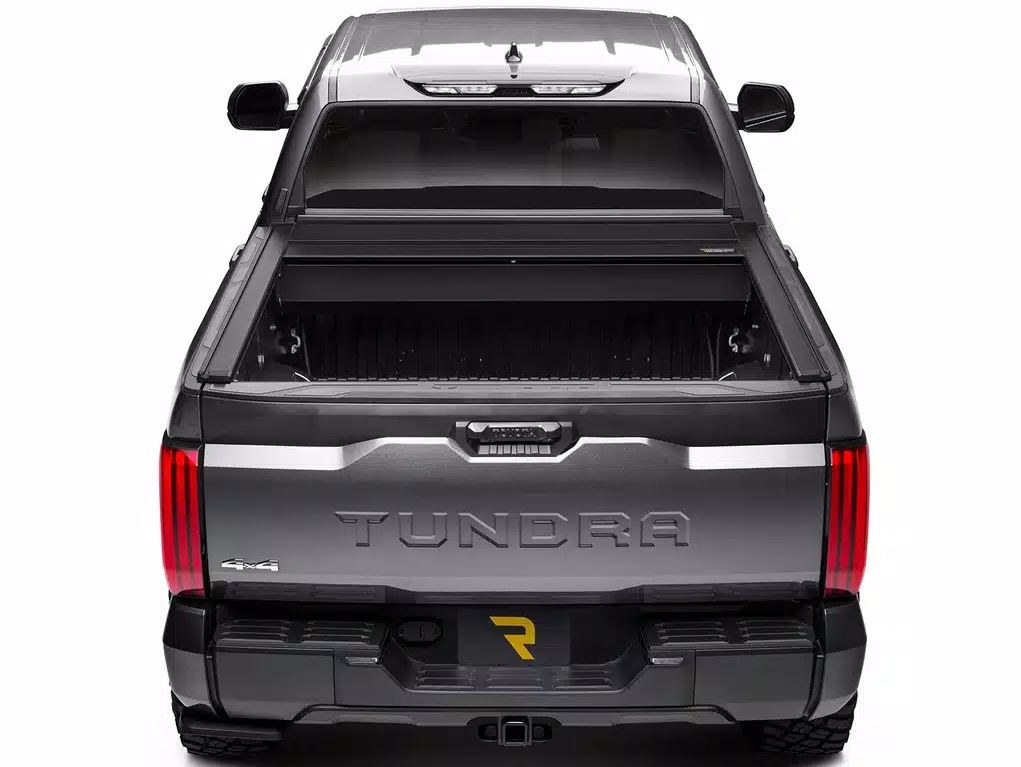 Retrax Tonneau Cover, Retrax Eq, Power Retractable, Low Profile, Not Hinged IN Front, Matte Black, Aluminum, Remote Control Lock – EQ0378-1