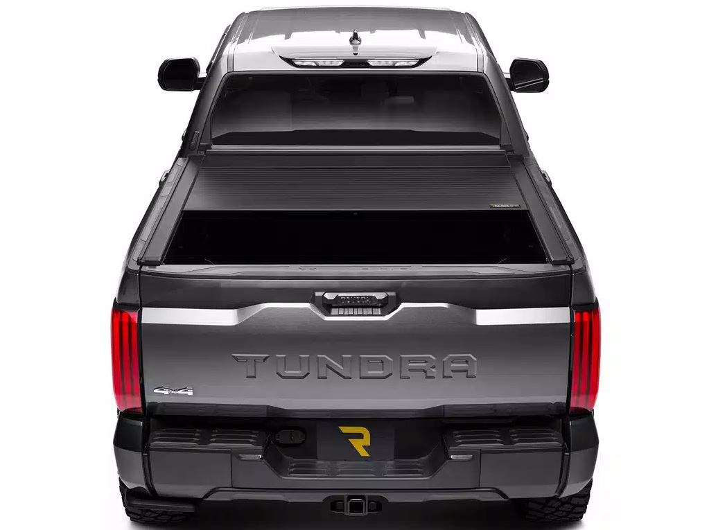 Retrax Tonneau Cover, Retrax Eq, Power Retractable, Low Profile, Not Hinged IN Front, Matte Black, Aluminum, Remote Control Lock – EQ0379-1