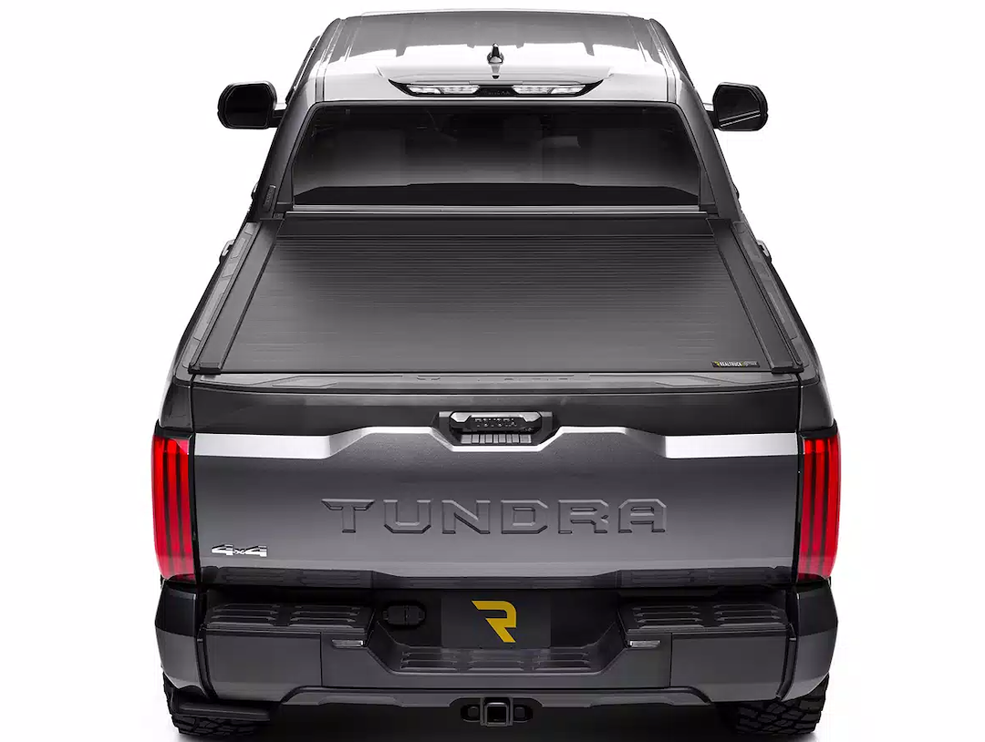 Retrax Tonneau Cover, Retrax Eq, Power Retractable, Low Profile, Matte Black, Aluminum, Remote Control Lock, With LED Light – EQ0852