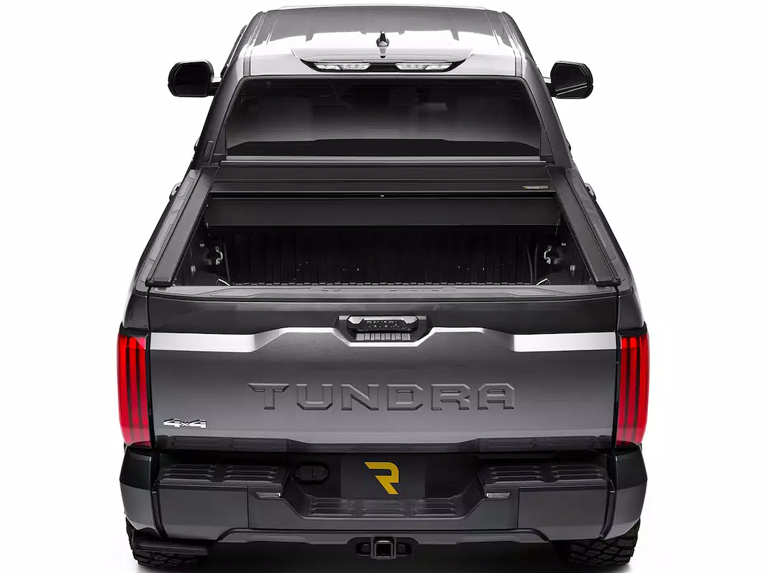 Retrax Tonneau Cover, Retrax Eq, Power Retractable, Low Profile, Matte Black, Aluminum, Remote Control Lock, With LED Light – EQ0852