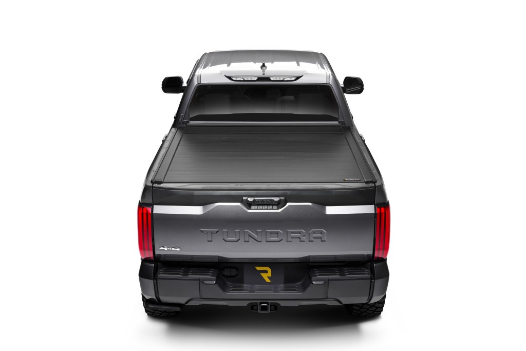 Retrax Tonneau Cover, Retrax Eq, Power Retractable, Low Profile, Matte Black, Aluminum, Remote Control Lock, With LED Light – EQ0871