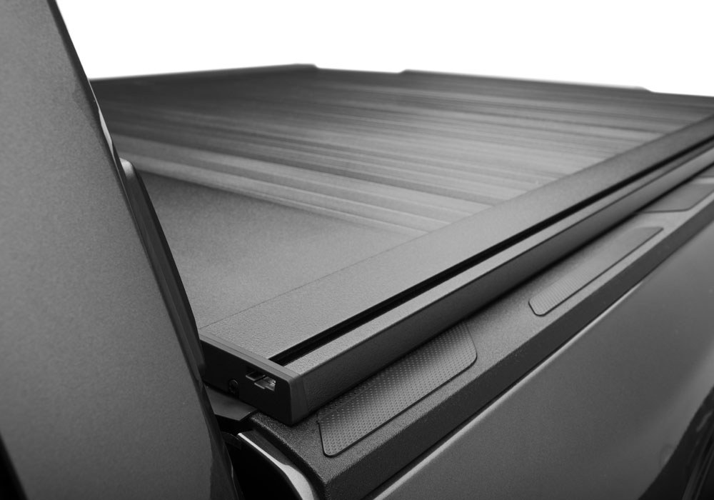 Retrax Tonneau Cover, Retrax Eq, Power Retractable, Low Profile, Matte Black, Aluminum, Remote Control Lock, With LED Light – EQ0871