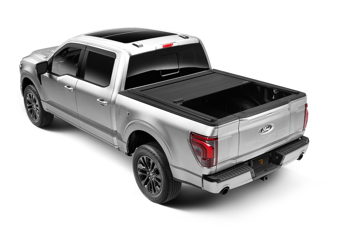 Retrax Tonneau Cover, Retraxpro Ez-Off™ FRC-4000, Manual Retractable, Removable Canister, Low Profile, Powder Coated Matte Black, Aluminum – R-T-80481