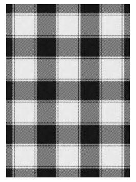 Crystal Art Carpet, 2-1/2 Foot X 7 Foot, Buffalo Plaid Black, Washable and Nonslip – 361479