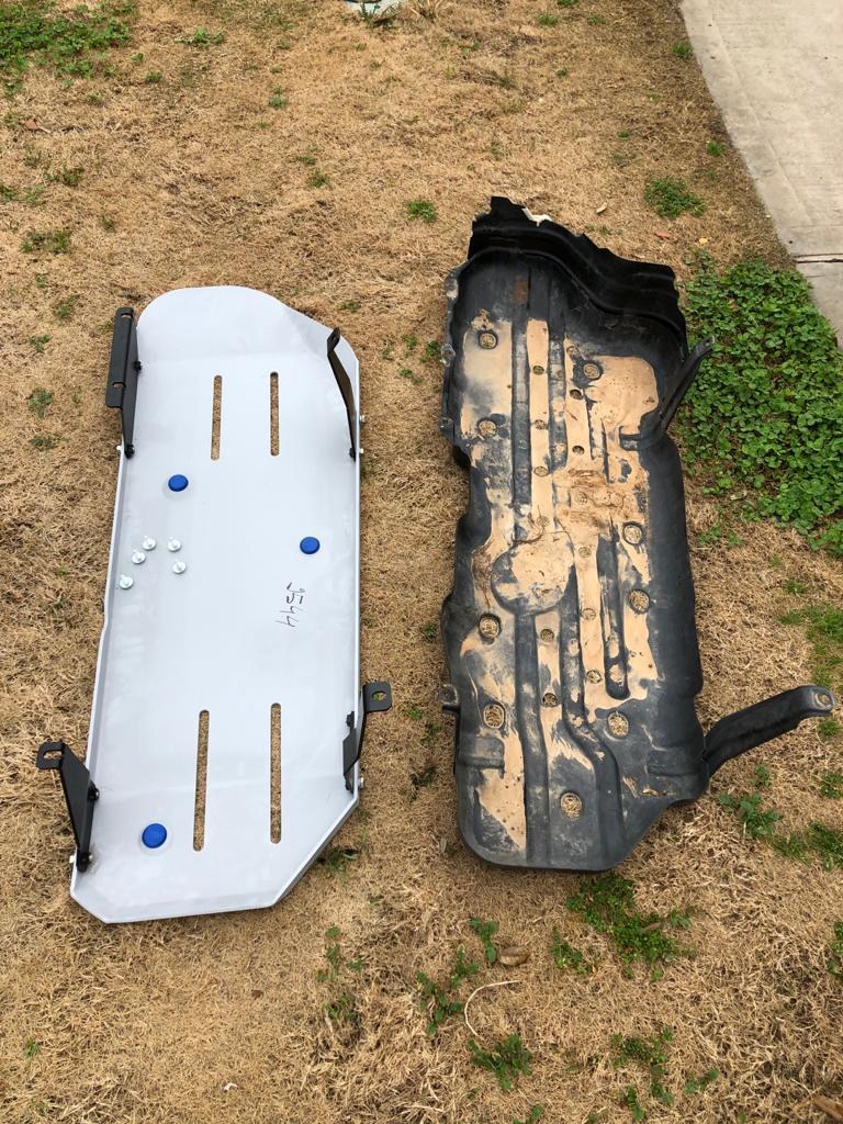 Rival Skid Plate, Gas Tank, Powder Coated, White, Aluminum, With Mounting Kit – 2333.9544.1.6