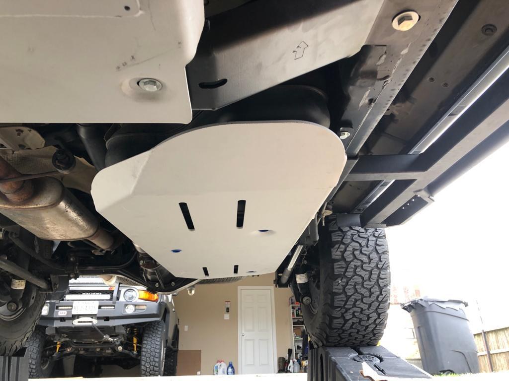 Rival Skid Plate, Gas Tank, Powder Coated, White, Aluminum, With Mounting Kit – 2333.9544.1.6