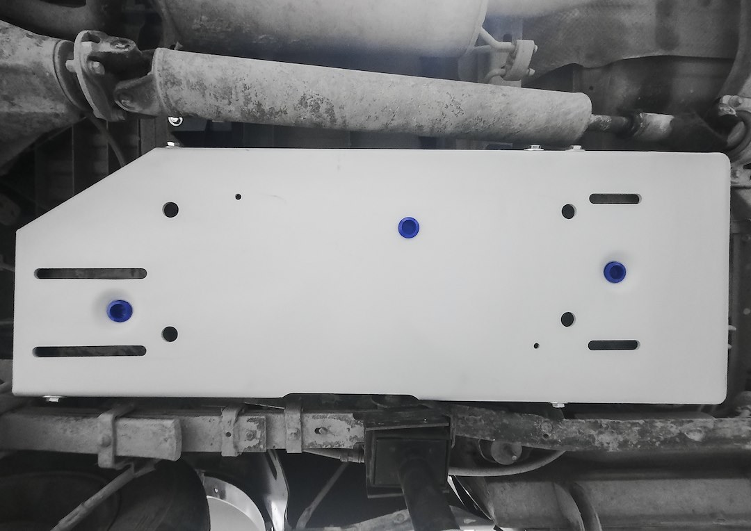 Rival Skid Plate, Gas Tank, Powder Coated, White, Aluminum, With Mounting Kit – 2333.9545.1.6