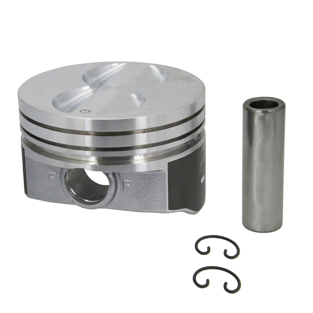 Sealed Power Piston, Cast FM425 Hypereutectic Aluminum Alloy, Flat Head with 4 Valve Reliefs, 0.030 Inch Overbore – H345DCP 30
