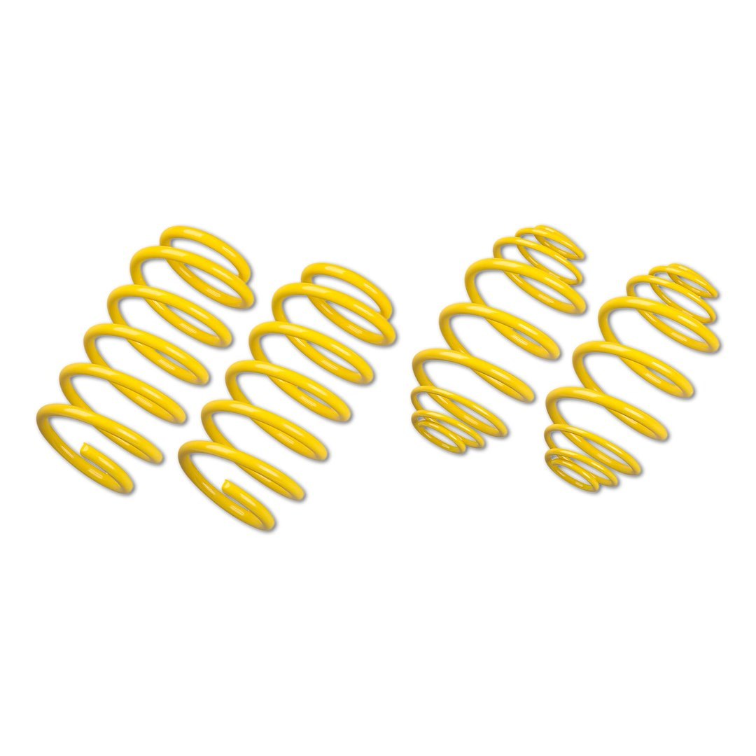 Suspens Tech Lowering Kit, Sporttech, 0.8 Inch Front/ 0.8 Inch Rear Drop, Yellow, Without Shocks, With Front and Rear Coil Springs – 65838