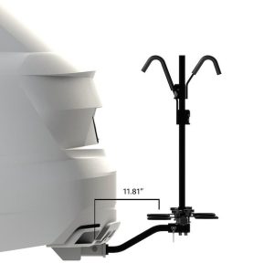 Swagman Bike Rack, Xc 2, 1-1/4 Inch and 2 Inch Receiver Hitch Mount, Holds 2 Bikes, Up to 70 Pound Weight Capacity, Bike Wheel Rests IN Loop – 64650