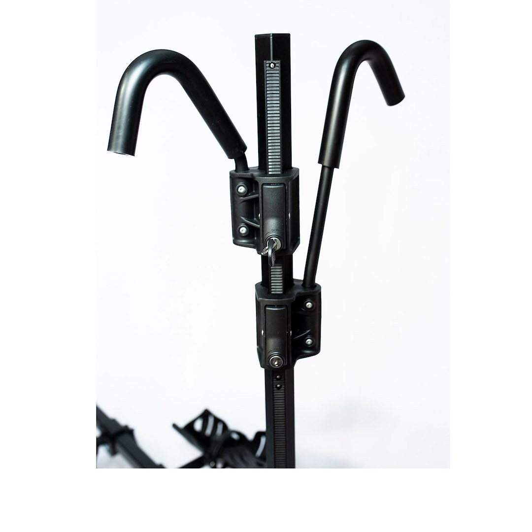 Swagman Bike Rack, Chinook, 1-1/4 Inch and 2 Inch Receiver Hitch Mount, Holds 2 Bikes, Up to 90 Pound Weight Capacity – 64683