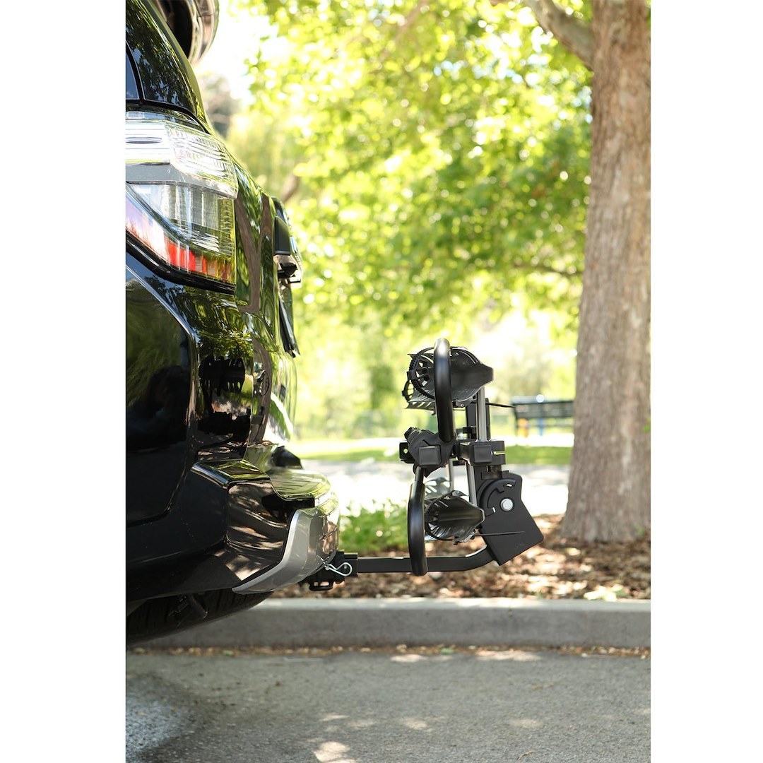 Swagman Bike Rack, Chinook, 1-1/4 Inch and 2 Inch Receiver Hitch Mount, Holds 2 Bikes, Up to 90 Pound Weight Capacity – 64683