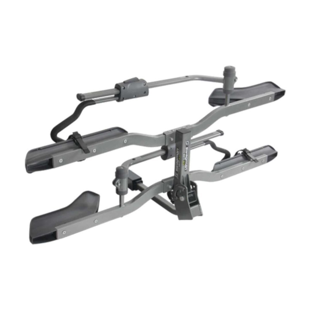 Swagman Bike Rack, Semi 2.0, 1-1/4 Inch and 2 Inch Receiver Hitch Mount, Holds 2 Bikes, Up to 90 Pound Weight Capacity – 64686