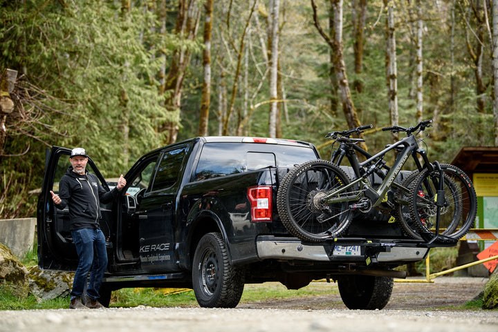 Swagman Bike Rack, Skaha, Holds 2 Bikes, Wheel Trays Accommodate Up to 5 Inch Wide Tires, Zero Frame Contact, 60 Pound Per Bike Capacity – 66686