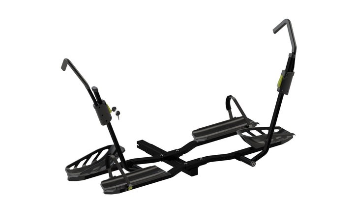 Swagman Bike Rack Extension, Skaha, Adds 2 Bike Holders, Wheel Trays Accommodate Up to 5 Inch Wide Tires, Zero Frame Contact – 66698