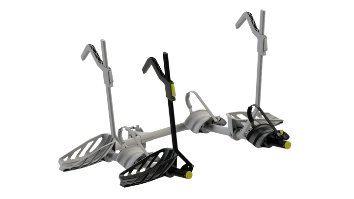 Swagman Bike Rack Extension, For Use with Okanagan Rack, Adds a Third Bike Holder, Tire Mount, With Ratchet Straps – 66707