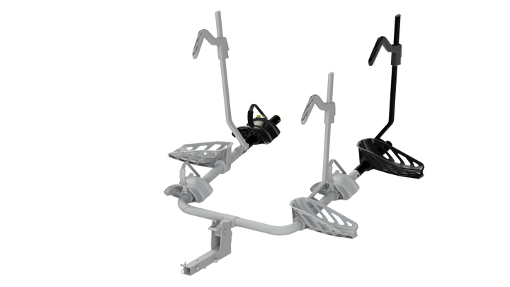 Swagman Bike Rack Extension, For Use with Okanagan Rack, Adds a Third Bike Holder, Tire Mount, With Ratchet Straps – 66707