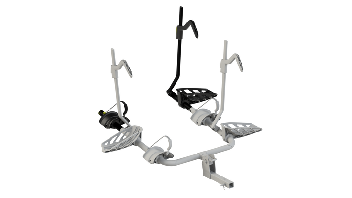 Swagman Bike Rack Extension, For Use with Okanagan Rack, Adds a Third Bike Holder, Tire Mount, With Ratchet Straps – 66707