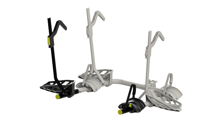 Swagman Bike Rack Extension, For Use with Okanagan Rack, Adds a Third Bike Holder, Tire Mount, With Ratchet Straps – 66707