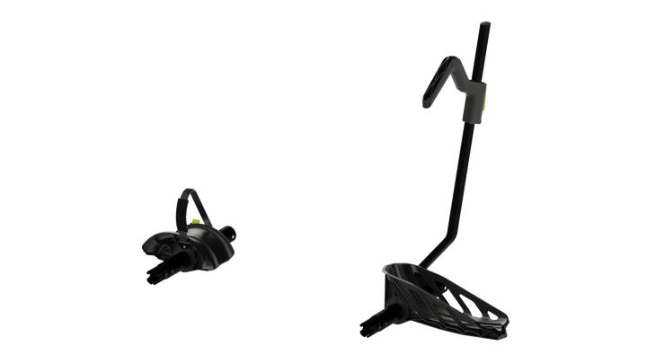 Swagman Bike Rack Extension, For Use with Okanagan Rack, Adds a Third Bike Holder, Tire Mount, With Ratchet Straps – 66707