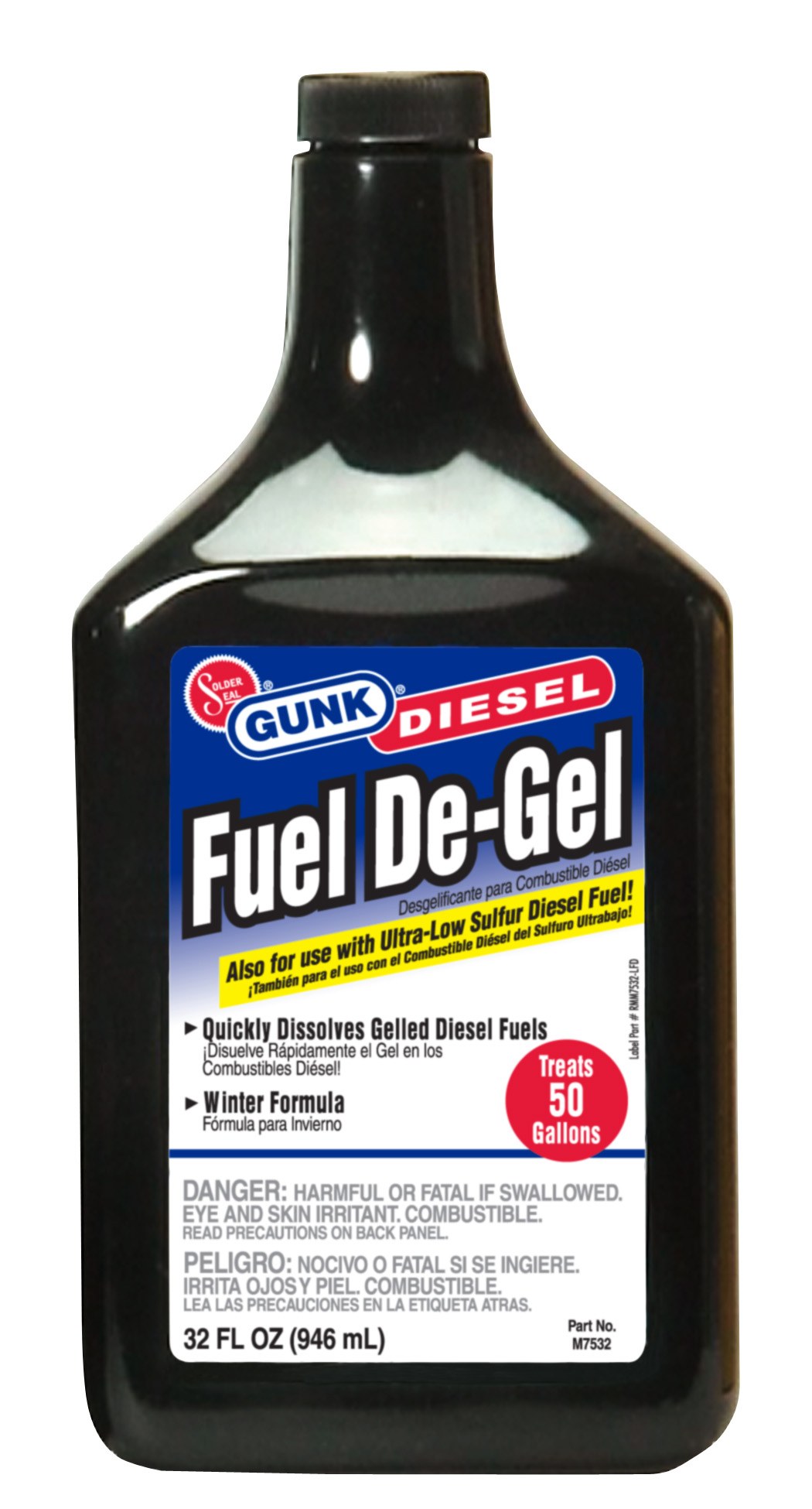 Solder Seal Fuel Additive, Thrust ®, Fuel Line Antifreeze, Quickly Dissolves Gelled Diesel Fuel, 32 Ounce Bottle, Single, With Conditioner – M7532