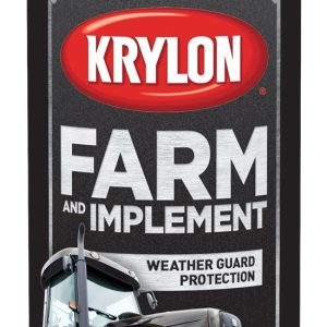 VHT Paint, Krylon, Farm and Implement Paint, Gloss Black, Aerosol Can, 12 Ounce – 1931