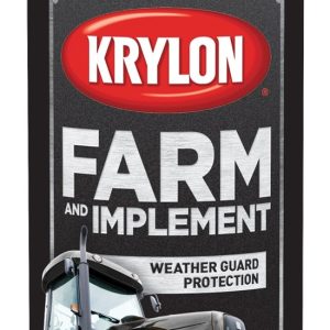 VHT Paint, Krylon, Farm and Implement Paint, Low Gloss Black, Aerosol Can, 12 Ounce – 1935