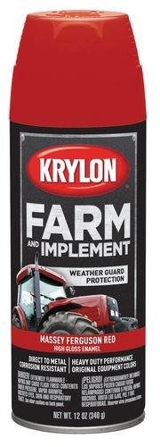 VHT Paint, Krylon, Farm and Implement Paint, Massey Ferguson Red, Aerosol Can, 12 Ounce – 1939