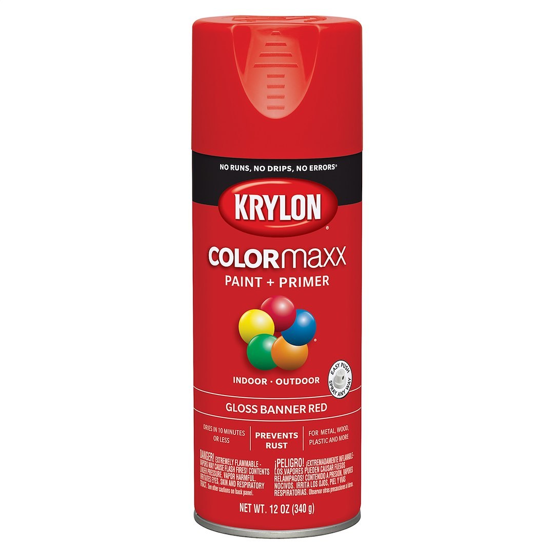 VHT Multi Purpose Paint, Krylon ® Colormaxx ™, Gloss Banner Red, 12 Ounce Aerosol Spray Can – 5503