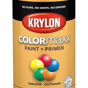 VHT Paint, Krylon, For Use on Wood/ Metal/ Wicker/ Plastic/ Glass/ Plaster/ Ceramic/ Fabric and Paper, Gloss Bauhaus Gold, Aerosol Spray Can – 5504