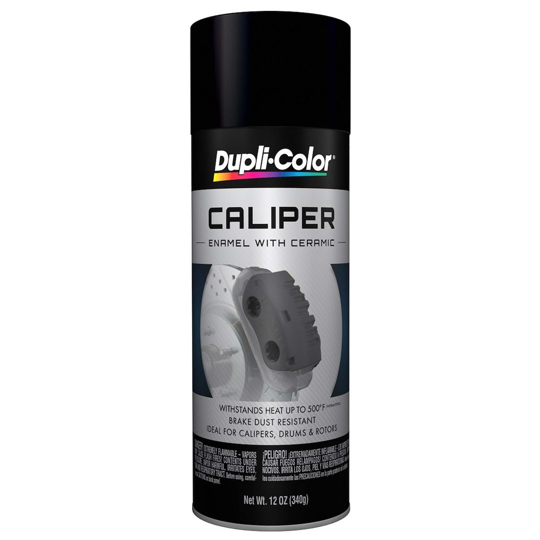 VHT Caliper Paint, Heat Resistant to 500 Degrees Fahrenheit, Matte Black, 12 Ounce Aerosol Spray Can – BCP105