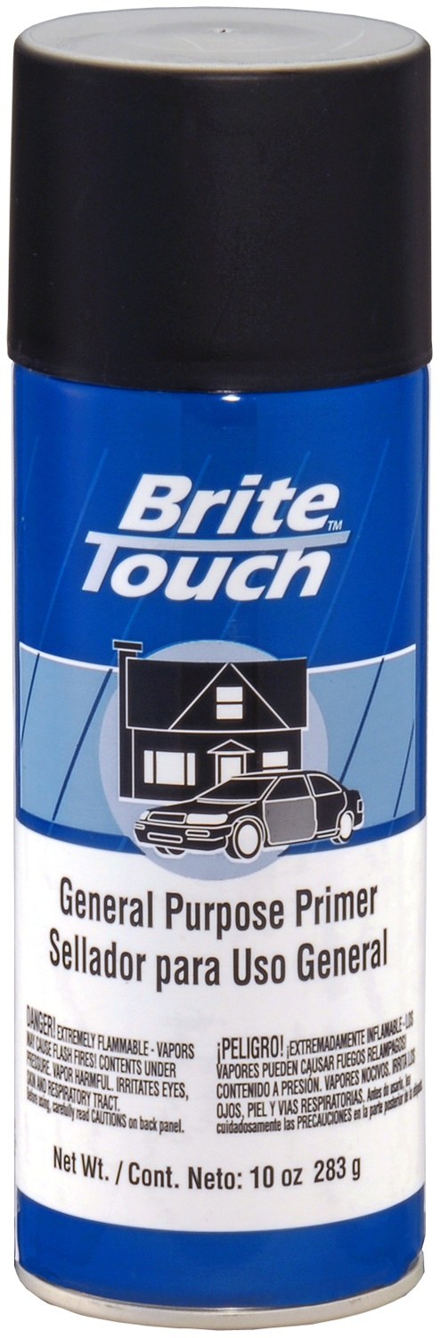 VHT Multi Purpose Paint, Brite Touch ™, Black Primer, 10 Ounce Aerosol Can, Used for Automotive Applications – BT50