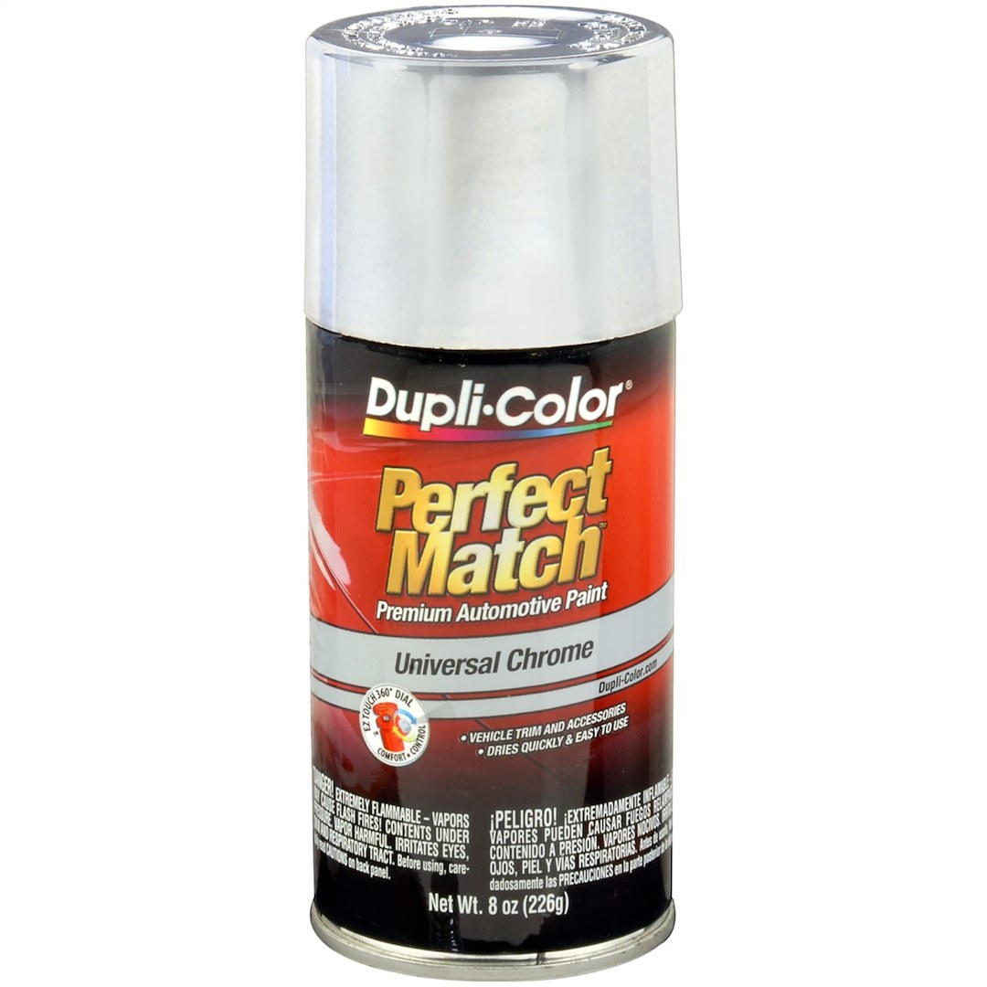 VHT Touch-Up Paint, Perfect Match ®, Use for Automotive Body Paint Repair, Universal Chrome, 8 Ounce Aerosol Can – BUN0200