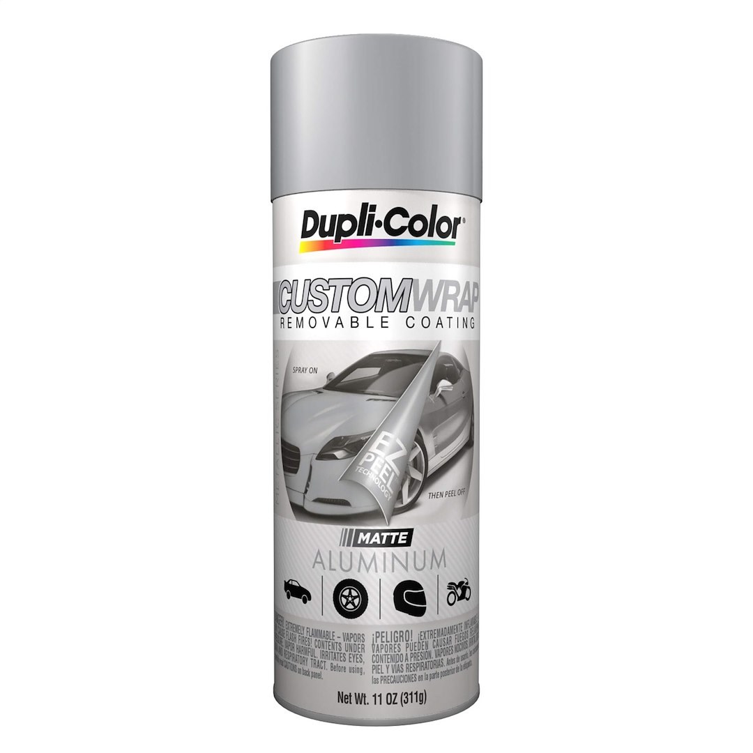 VHT Paint, Custom Wrap, Removable Coating, Matte Aluminum, Aerosol Can, 11 Ounce – CWRC831