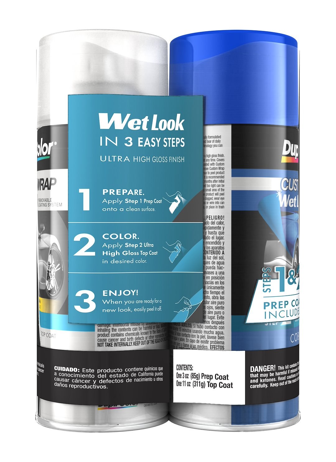 VHT Paint, Custom Wrap Wet Look, Removable Coating, Cobalt Blue, Aerosol Can, 12 Ounce – CWRC882