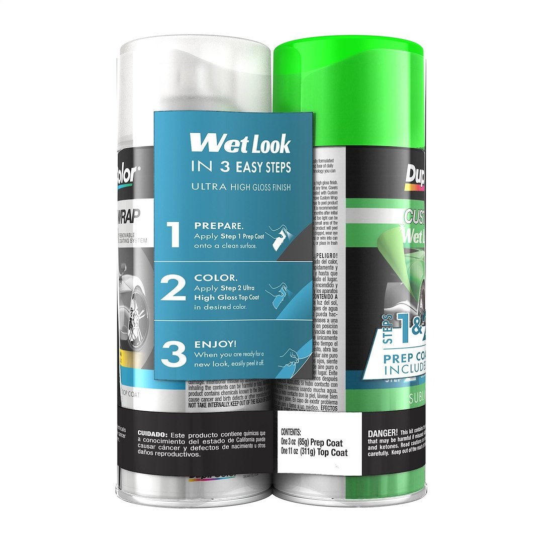 VHT Paint, Custom Wrap Wet Look, Removable Coating, Sublime Green, Aerosol Can, 12 Ounce – CWRC884