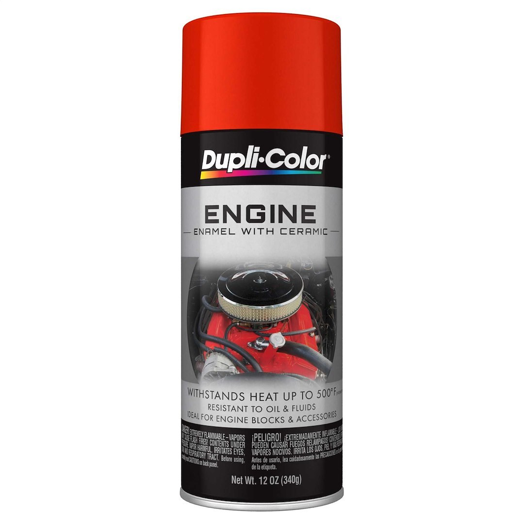 VHT Engine Paint, Heat Resistant to 500 Degrees Fahrenheit, Chevrolet Orange-Red, 12 Ounce Aerosol Spray Can – DE1607